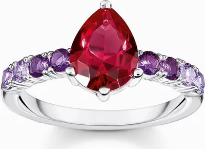Image de Thomas Sabo - TR2442-477-7-52 - Bague - Femmes - 925er Argent - taille de la bague 52