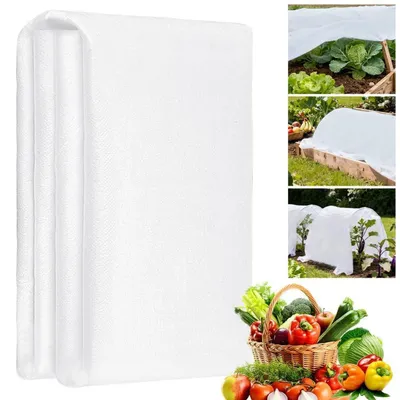 Image de Tissu de protection pour plantes, idéal pour l'hiver, grammage de 30 g/m², dimensions 3 m x 10 m. Protège contre le gel, respirant, résistant aux UV