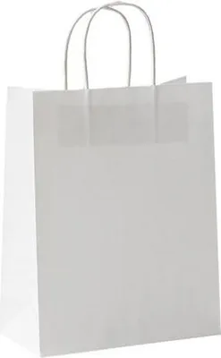 Produktbild von Paket – Geschenktüte 180 x 80 x 225 / WEISS 10 Stück