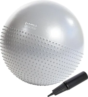 Image de Ballon de gymnastique HMS YB03N 65 cm gris clair