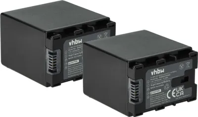 Produktbild von vhbw 2x Akku kompatibel mit JVC GZ-MS210BEU, GZ-MS210BUC, GZ-MS210AEK, GZ-MS210AEU Videokamera Camcorder (4000 mAh, 3,6 V, Li-Ion) + Infochip