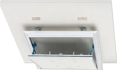 Produktbild von Revisionsklappe Alumatic Safe 30 für Brandschutzdecke F/EI30 mit Gipskartoneinlage GKF 18 mm 400 mm x 400 mm