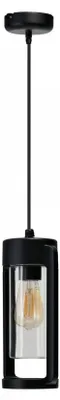 Zdjęcie produktu dla Lampa wisząca zewnętrzna LANTERN E27 IP54 czarna AZ6829 Azzardo