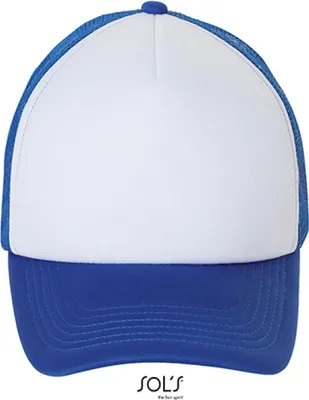 Image de SOLs 01668 | Bubble Cap - Couleur : White/Royal Blue - Taille : One Size