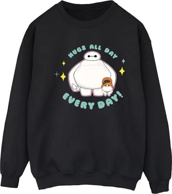 Produktbild von Disney - "Big Hero 6 Everyday" Sweatshirt für Damen BI11805 (M) (Schwarz)