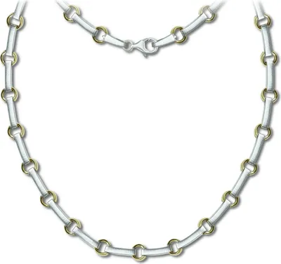 Produktbild von SilberDream Collier Schmuck SilberDream Halsketten silber gold SDK4801T