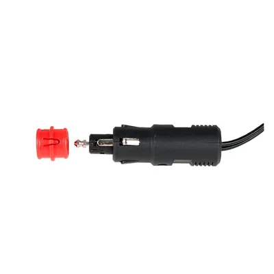 Obrázok produktu pre alca® Predlžovací kábel 5m špirála 12 V / 24 V 8A poistka predlžovacia zástrčka do zapaľovača automobilu kábel nabíjačky adaptér napájania