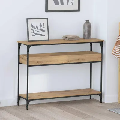 Produktbild von "im Sonderangebot"Konsolentisch - modernes Design - Flurtisch/Beistelltisch - Artisan-Eiche 100x29x75cm Holzwerkstoff NEU785442 - Konsolentische