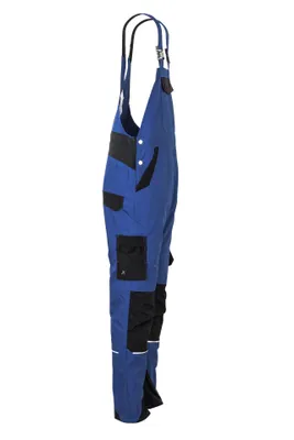 Produktbild von Planam Latzhose Norit Herren Gr. 44 kornblau/schwarz