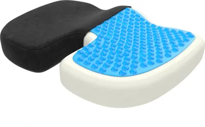 Produktbild von bonmedico Orthopädisches Gel-Sitzkissen, Sitzerhöhung für Auto Büro- & Rollstuhl, Größe:Standard