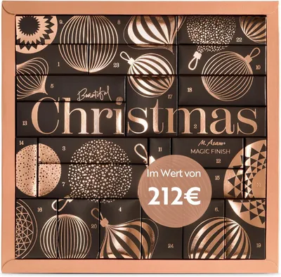 Produktbild von Adventskalender 2025 – Adventskalender im Wert von 212 €, mit 24 Beauty-Überraschungen, Kosmetikadventskalender für Frauen, Weihnachtskalender Make-up