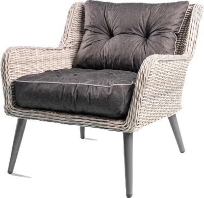 Produktbild von TexDeko® Loungekissen Gartenpolster Set mit Rückenkissen für Rattanmöbel  Wasserabweisend 55x55x12cm + 55x40x12cm (Schwarz)