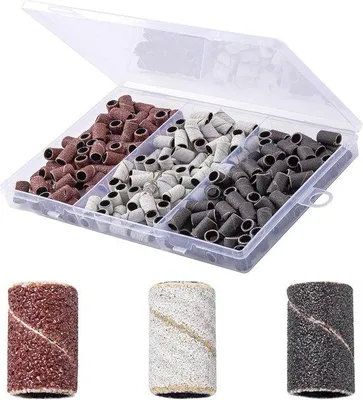 Produktbild von Famanu Nagelfeilen-Set 210 Teile - Nagelpolieraufsätze für elektrische Nagellampe