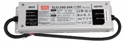 Zdjęcie produktu dla MeanWell Zasilacz Impulsowy LED 240W 24V Oryginalny ELG-240-24A-3Y