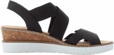 Immagine prodotto di Rieker scarpe donna sandali sandalo nero tempo libero, numero di scarpe: 40 EU