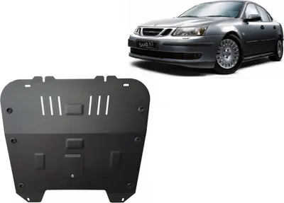 Obrázok produktu pre Oceľový ochranný kryt podvozku pre motor a prevodovku Saab 9-3