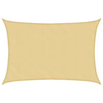 Image de Voile d'ombrage sable 4x3 m 100 % polyester oxford