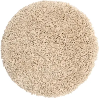 Produktbild von spirella Badteppich Rund Badematte Teppich Highland Beige 110 x 110 cm