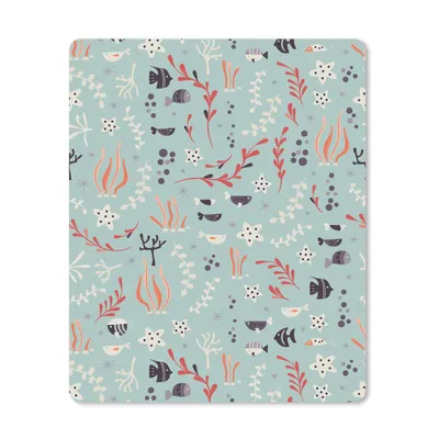 Produktbild von MuchoWow® Mauspad Mousepad Unterwasser - Pflanzen - Meerestiere - Muster 30x40 cm - Mousepads - Maus Mat - Pad - Mausunterlage - Mausmatten