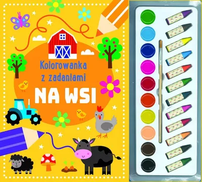 Obrázok produktu pre Omaľovánky s úlohami. Na vidieku