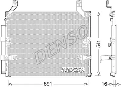 Obrázek produktu pro Kondenzátor klimatizace DENSO DCN50032