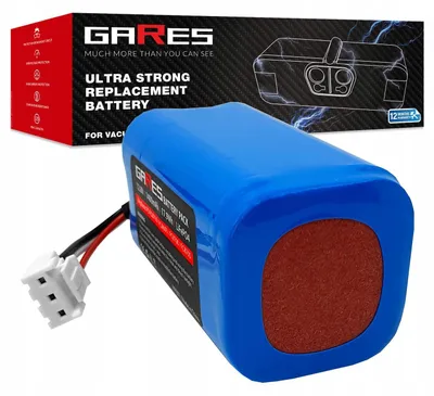 Obrázek produktu pro Gares Náhradní baterie pro Akumulator Severin Chill RB7022 RB7025 RB-7025 RB7720 | 12,8V 1,4 Ah inny | Vysokovýkonná baterie pro robotický vysavač | Kompatibilní s Akumulator Severin Chill RB7022 RB7025 RB-7025 RB7720 | Prémiová kvalita