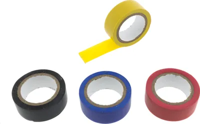 Produktbild von 4 x Isolierband in verschiedenen Farben je 5 Meter