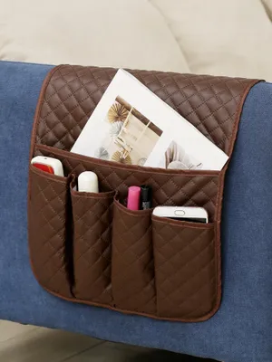 Productafbeelding van Armleuningorganizer van kunstleer met 5 vakken