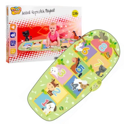 Produktbild von Interaktive Hüpfspiel-Spielmatte für Kinder ab 12 Monaten mit Tiergeräuschen