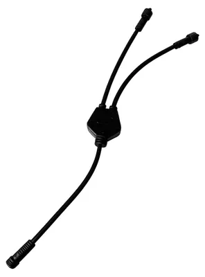 Produktbild von Illu Verteiler Schwarz 2-fach für Illu-Lichterkette