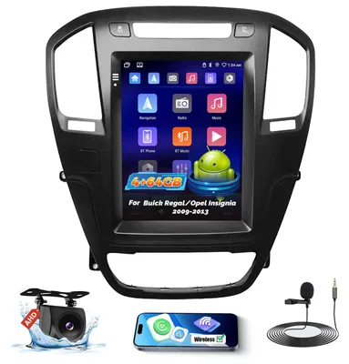 Zdjęcie produktu dla Radio samochodowe Android 15 4+64G, przeznaczone do samochodów z roczników 2009-2013, wyposażone w bezprzewodowe funkcje Carplay i Android Auto