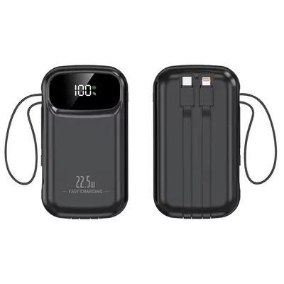 Produktbild von Powerbank 20000mAh Schnellladung – Externer Akku mit USB/USB-C Kabeln, tragbare Powerbank für iPhone & Smartphones