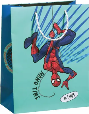 Produktbild von Geschenktüte "Spiderman" | B26 x T13,5 x H33,5cm