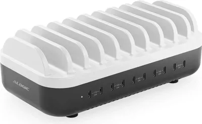 Image de Alogic station de charge - 100 Watt - PD 3.0 - 10 ports de sortie (24 pin USB-C)