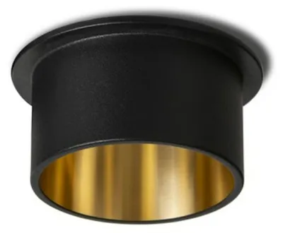 Obrázek produktu pro RED - DESIGN RENDL RENDL ORTA Vestavné svítidlo černé/zlaté 230 V GU10 9 W R14252