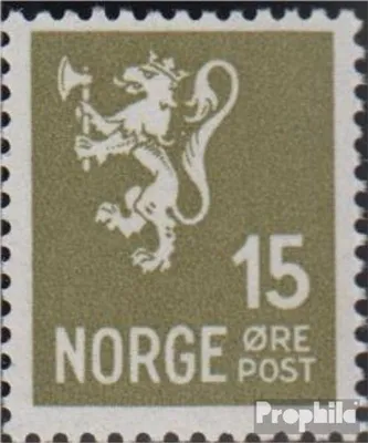 Produktbild von Briefmarken Norwegen 1940 Mi 223 postfrisch Wappen