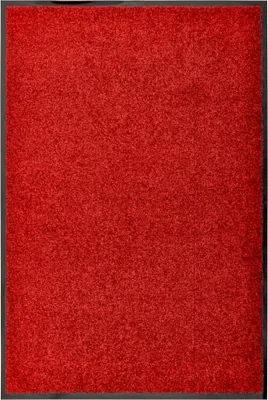 Produktbild von Fußmatte Waschbar Rot 60x90 cm