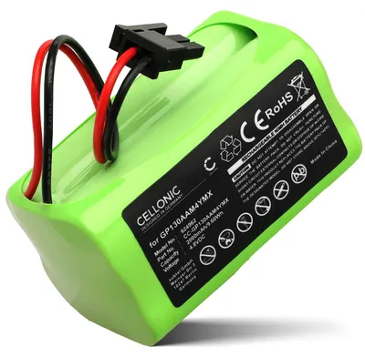 Image de subtel 1x Batterie pour Domotique / Smart Home Compatible avec Visonic PowerMaster 10, Compatible avec Powermax, GP130AAM4YMX - (2000mAh, 4.8V)