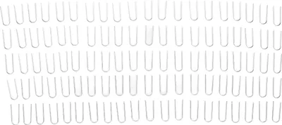 Image de 100PCS High Temperature Nichrome Jump Ring Mini U Hanger Hooks for Ceramic Ornament Jewelry Necklace Making