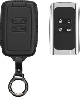Immagine prodotto di kwmobile Premium Cover in pelle per chiavi dell'auto compatibile con la chiave Smartkey Renault a 4 pulsanti (solo Keyless Go) Cover - Custodia per chiavi -