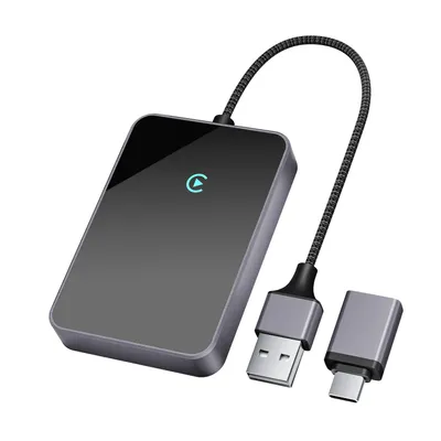Image de Salcar Adaptateur CarPlay sans fil pour iPhone - bi-bande 5.8 GHz, sans délai