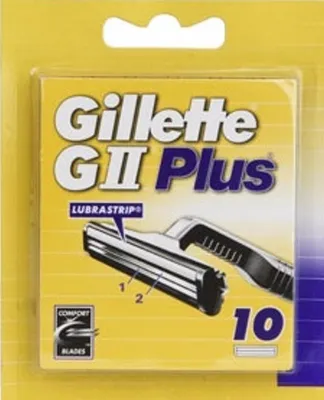 Produktbild von Gillette GII Plus Einwegrasierklingen Männer - 10 Stück