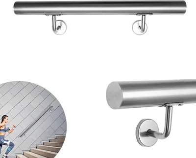 Obrázok produktu pre VINGO zábradlie z nehrdzavejúcej ocele 80 cm zábradlie schodiska zábradlie stena zábradlie rukoväť