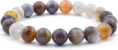 Produktbild von Bixorp Gems Gulf Agate Bracelet - náramek z leštěného drahého kamene