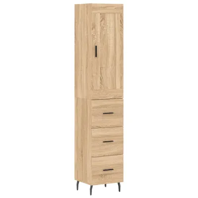 Zdjęcie produktu dla vidaXL Deska wysoka dąb sonoma 34,5x34x180 cm Materiał drewnopochodny