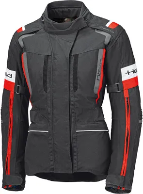 Produktbild von Held 4-Touring II wasserdichte Damen Motorrad Textiljacke, schwarz/rot, 2XL