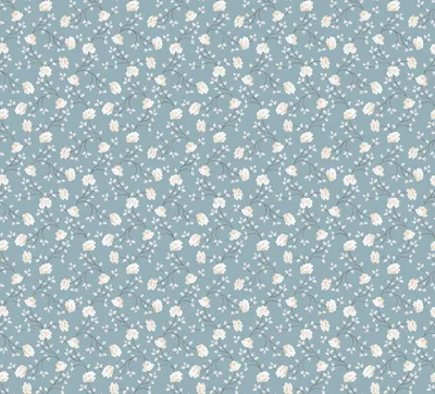 Immagine prodotto di Sanders & Sanders carta da parati fiori blu grigrio e bianco 53 cm x 10 m