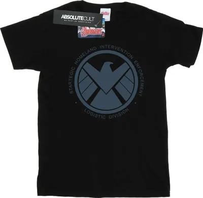 Produktbild von Marvel - "Agents Of SHIELD Logistics Division" T-Shirt für Damen BI4804 (L) (Schwarz)