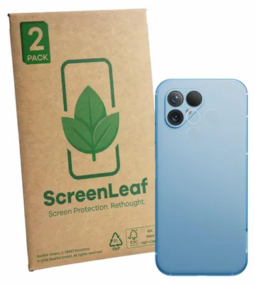 Produktbild von 2x ScreenLeaf Schutzfolie für Fairphone 5 (NUR Kameraschutz) Displayschutz Display Schutz Folie Klar Transparent