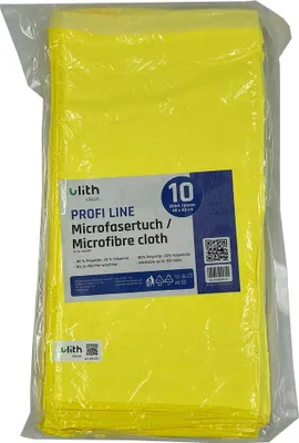 Produktbild von Clean-Profi-Microfasertuch gelb 10er Pack